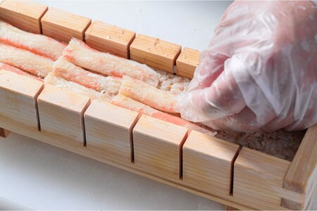 カニ屋が作る海シリーズ 恋蟹寿司 （こいずし） 3貫 甲羅の舞台 2セット