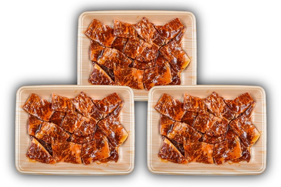 【熊本県産】 くまもと黒毛和牛 タレ漬け 焼肉用 1.2kg 小分け 400g 3パック 熊本県産 牛 牛肉 国産 和牛 黒毛和牛 モモ バラ 肩ロース 焼くだけ タレ 大容量 焼肉 バーベキュー B