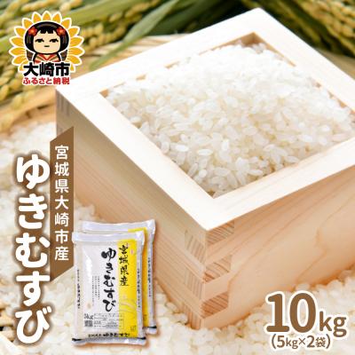 ふるさと納税 大崎市 【令和7年産】宮城県大崎市産 ゆきむすび 10kg