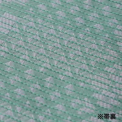 ふるさと納税 那珂川市 【博多織】八寸名古屋帯 OKANOオーダー献上博多帯:鈴蘭 すずらん(松葉仕立) |  | 03