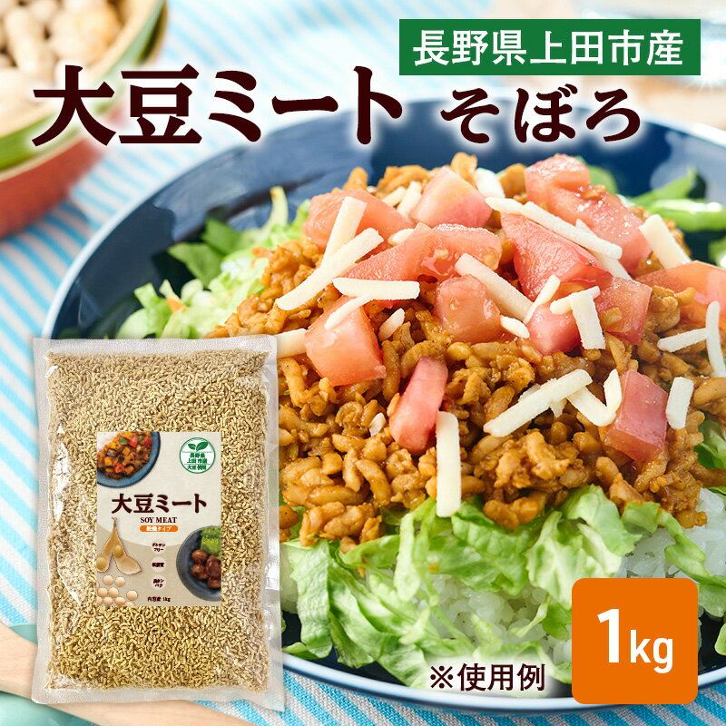 【ふるさと納税】上田市 大豆ミート 1kg