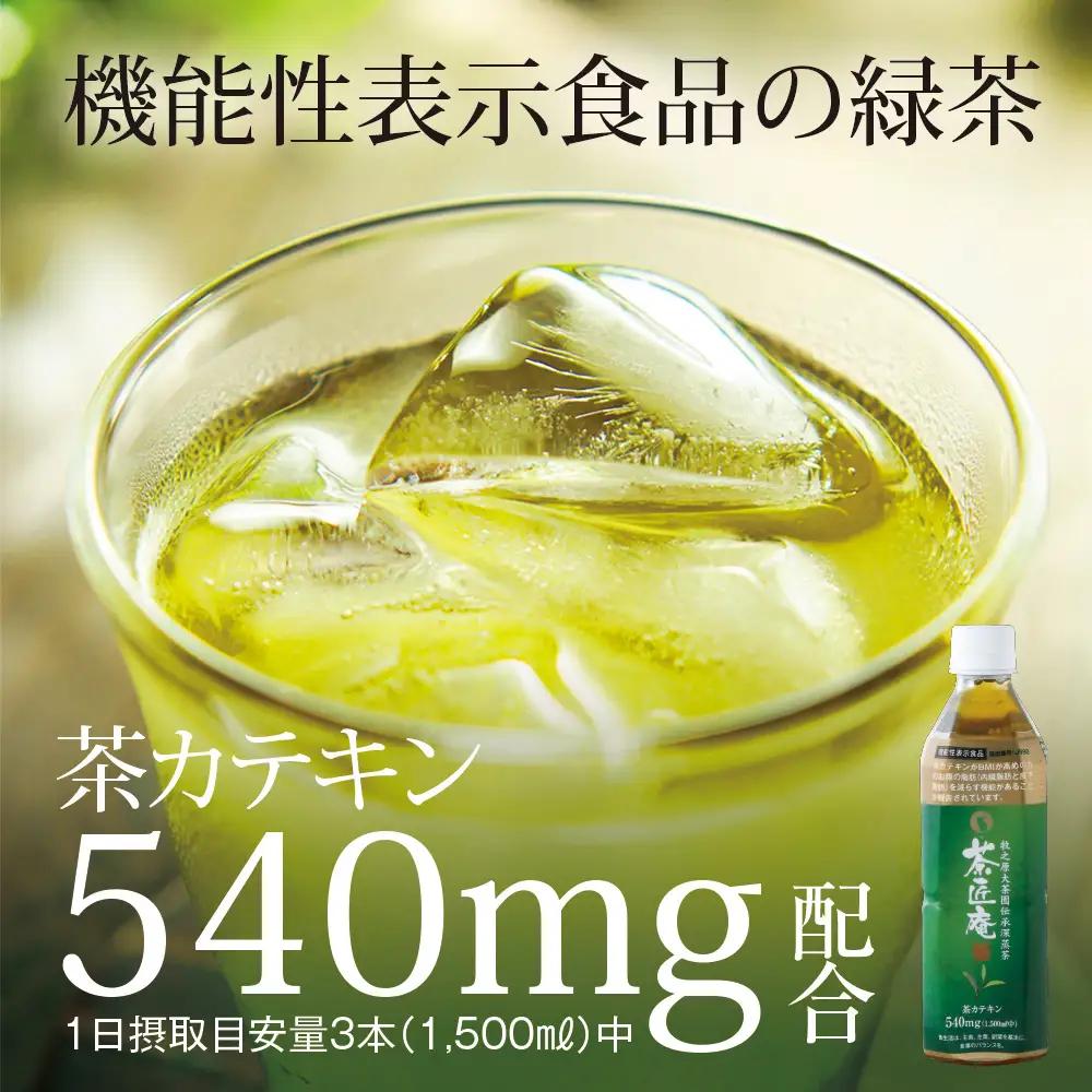 【 機能性表示食品 】 茶匠庵 緑茶ペットボトル 500ml×24本 静岡県 牧之原市 いなば園