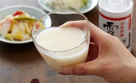 先行予約 活性原酒 雪っこ180ml缶×15本セット ダンボール入り 冬季限定 カクテル 原酒