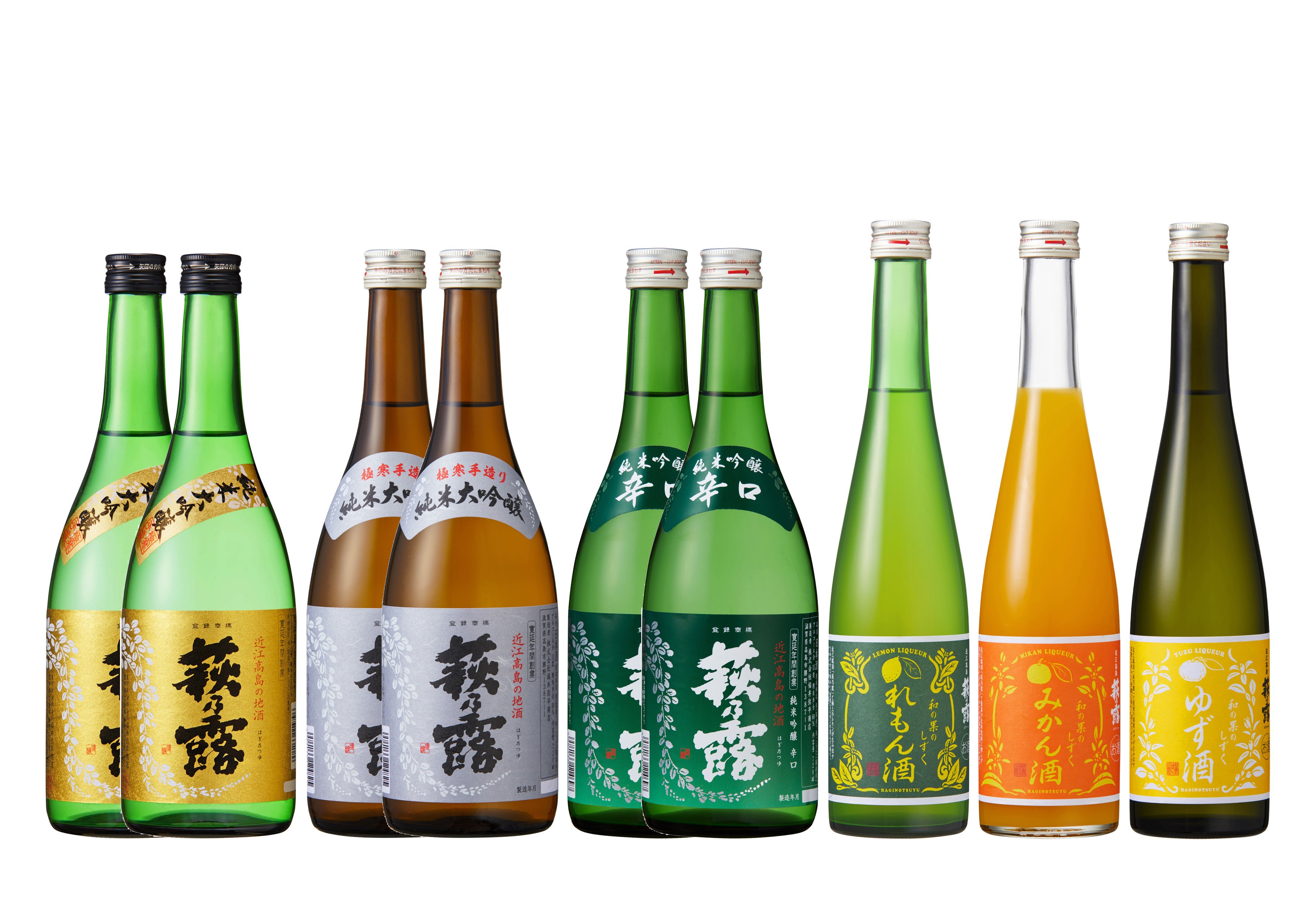 
                  ◆萩乃露 純米大吟醸・純米吟醸720ml・リキュール500ml９本セット
                