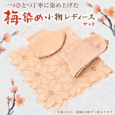 ふるさと納税 越生町 梅染　小物レディースセット