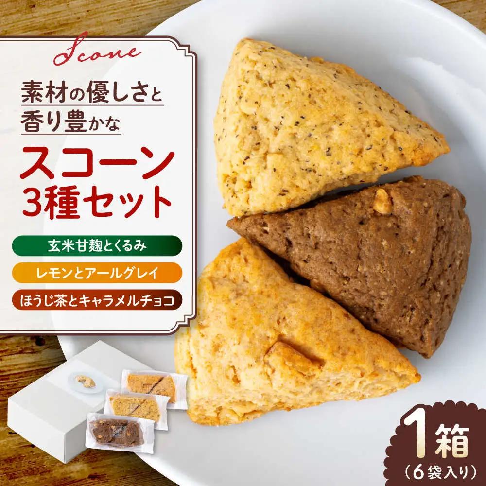 山鹿の恵み香り豊かなスコーンセット（3種類×2個）【BANBA BON BONS】[ZDW005]