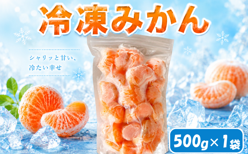 愛媛 冷凍みかん 1袋 (500g) | 冷凍みかん 愛媛みかん  みかん 柑橘 アイス シャーベット mikan 蜜柑 れいとうみかん デザート スイーツ 果物 フルーツ かんきつ 冷凍 加工品 あいす おやつ グルメ 送料無料 お取り寄せ 国産 愛媛県 松山市 みかん職人武田屋