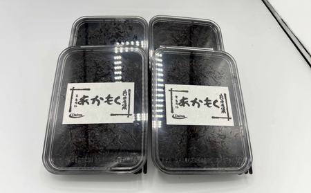 ごはんがすすむ！山口県産 あかもく佃煮 80g×4個 ( 惣菜 おかず 朝食 和食 ごはんのお供 ご飯 お米 おにぎり 夕食 おやつ おつまみ ) 下関 山口 JD004