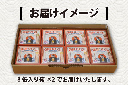 MADE IN OBAMA 強健サバ缶アマニ油入り 90g × 16缶 鯖缶詰 おつまみ 保存食 [C-003035]