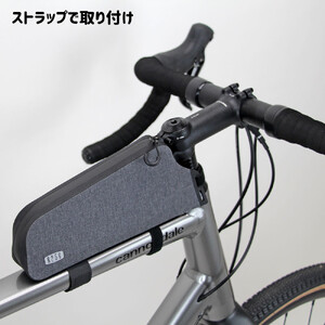 R250 防水トップチューブバッグ2  ハイブリッド レギュラー  グレー/ブラック