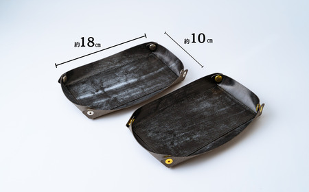 ブライドルレザー のレザートレー＜ゴールド＞｜小物入れ 革小物 革製品 ブライドルレザー 革 職人  埼玉県 草加市