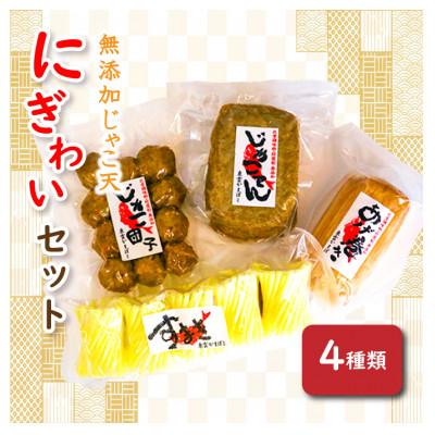 ふるさと納税 松山市 【のし付き】無添加じゃこ天・にぎわいセット1