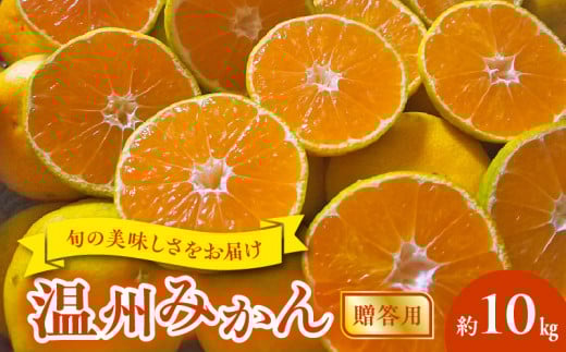 68-133　進栄　温州みかん　【贈答用】約10kg