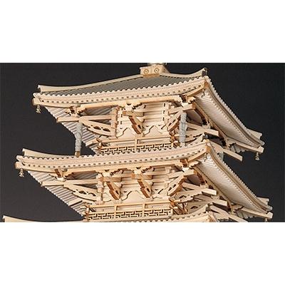 ふるさと納税 静岡市 ウッディジョーの木製模型キット　1/75法隆寺　五重の塔 |  | 01