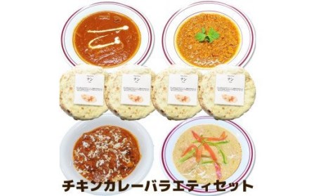 529 帝カレー　バラエティチキンカレーセット