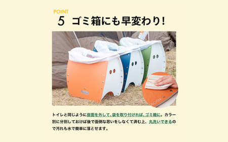 折りたたみイス PATATTO350+ ネイビー