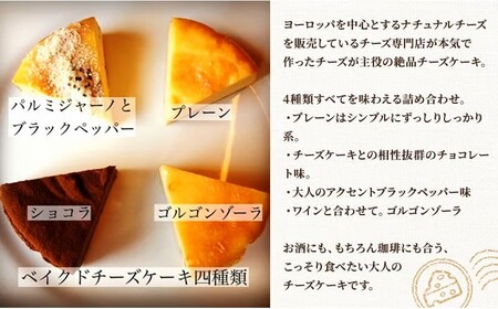 チーズケーキ プレーン ゴルゴンゾーラ 食べ比べ チーズ