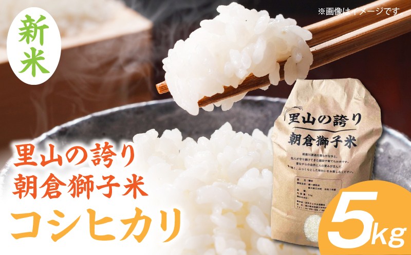 
                  ＜数量限定＞【令和7年度産】里山の誇り 朝倉獅子米 コシヒカリ 5kg | 新米 コシヒカリ こしひかり 5kg 米 白米 ごはん ご飯 白ご飯 おにぎり お弁当 おむすび お米 国産 美味しい ツヤ モチモチ 精米 おすすめ 香川県 三木町 |_mk172-001
                