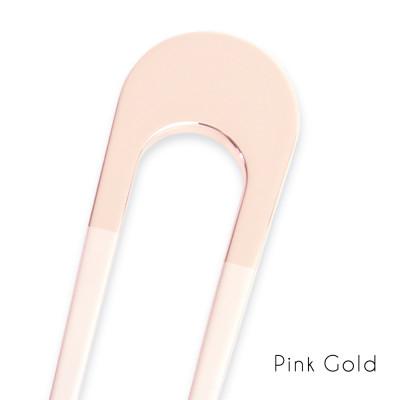 ふるさと納税 静岡市 【女性のアイデア×職人技】ステンレス製かんざし【canon/PinkGold】