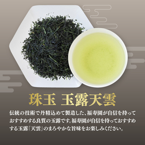 珠玉 銘茶詰合せ 天雲・明恵 120g缶入 067-13 玉露 煎茶 お茶