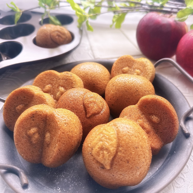 【自家用】焦がしバターのりんごフィナンシェ4個入