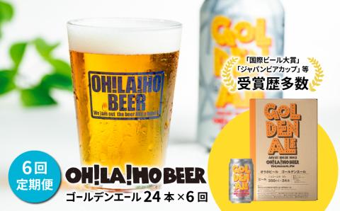 ゴールデンエール24本定期便（6回） クラフトビール