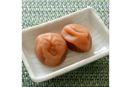 【0636-3】薬師梅贈答用　木箱入梅干し　『蜜』はちみつ味　450ｇ