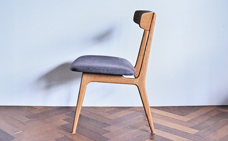 ダイニングチェア 01 グレーブラウン　インテリア 椅子 イス 木製 デザイン オリジナル 兵庫県 小野市