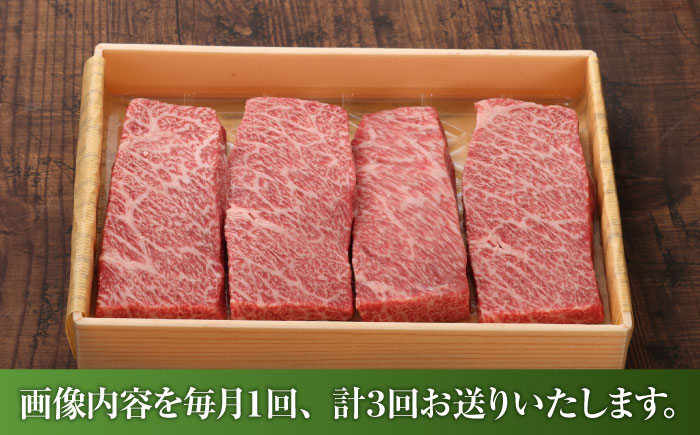 【全3回定期便】【GI認証】くまもとあか牛ザブトン 約120g×4枚 / 菊陽町 あかうし 熊本県 肉 にく niku ブランド 旨み 【有限会社 三協畜産】 [BHAS069]