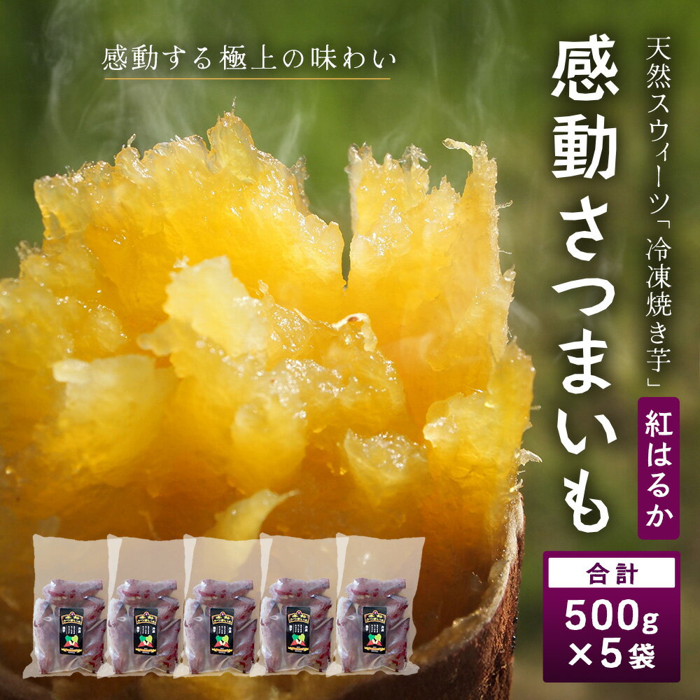 【ふるさと納税】感動 さつまいも 冷凍 焼芋 紅はるか 500g×5 パック