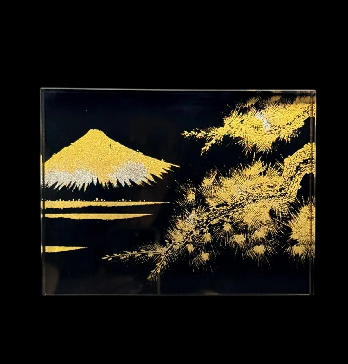 すし下駄 松富士 漆黒 ［NF301］