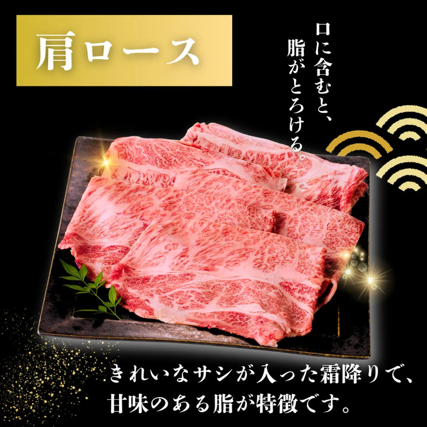 佐賀牛 肩ローススライス 600g：B205-014