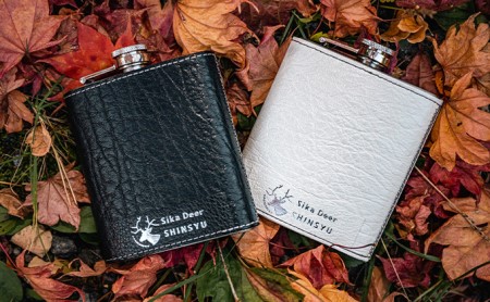 スキットル（ヒップフラスコ）200ml　漏斗付き ボトルグリーン