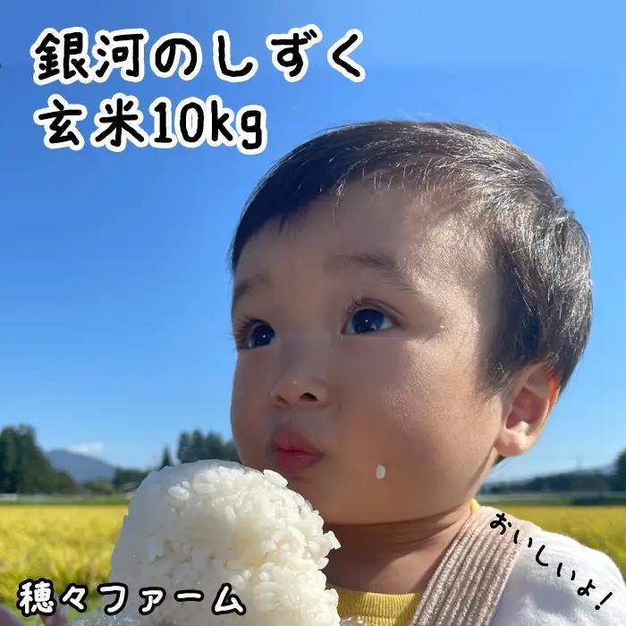 令和8年度産の新米！ 穂々ファーム ｜銀河のしずく 玄米 10kg／岩手県産 米 