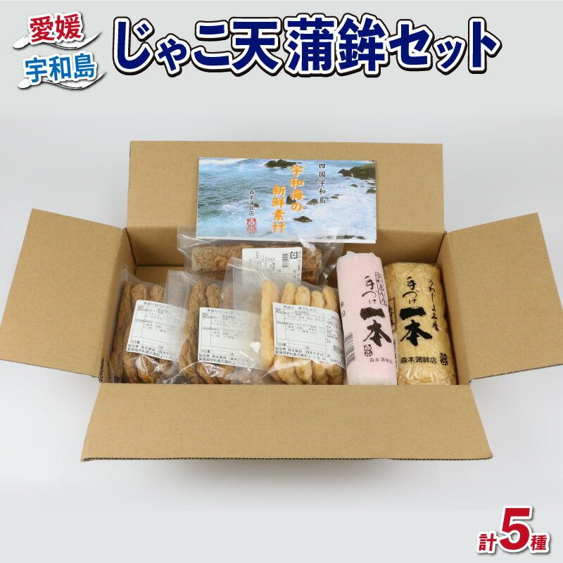 【ふるさと納税】 ＼10営業日以内発送／ じゃこ天 蒲鉾 5種 セット 森本蒲鉾店 揚巻 竹輪 ちくわ 身天ぷら すり身 練り物 練物 天ぷら 蒲鉾 かまぼこ 揚げかまぼこ 冷蔵 惣菜 お弁当 フライ おでん 郷土料理 酒 おつまみ 魚肉加工品 特産品 国産 愛媛 宇和島産 C018-046003