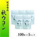 【ふるさと納税】＜健康食品＞秋ウコン100粒入 5パックセット｜錠剤タイプ サプリメント 健康サポート セット※離島への配送不可