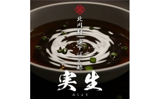 北川村ゆずぽん酢「実生」300ml×3本【1704198】