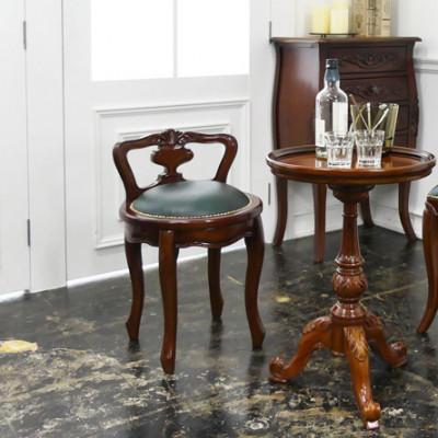 ふるさと納税 海南市 ヴァ―サ　背付ラウンドチェア　ブラウン |  | 02