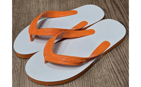 アート島ぞうり＜橙＞