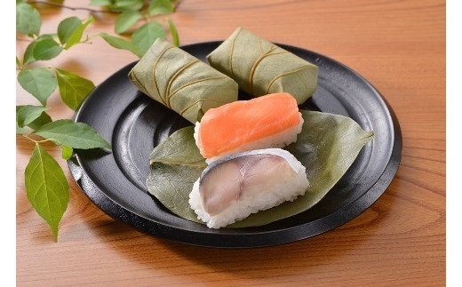【ふるさと納税】奈良 吉野 伝統の味 ゐざさ 定番 柿の葉寿司 (さば・さけ各10個・計20個) 寿司 すし 鯖 サバ さけ さばずし お寿司 厳選 素材 奈良 特製鯖 特製 中谷本舗 お取り寄せグルメ 郷土料理 押し寿司 奈良県 【tm-AD001-A】【株式会社 中谷本舗】