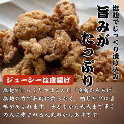 ふるさと納税 小浜市 簡単・お手軽!冷凍　やみつき塩麹からあげ(380g×1パック) |  | 01