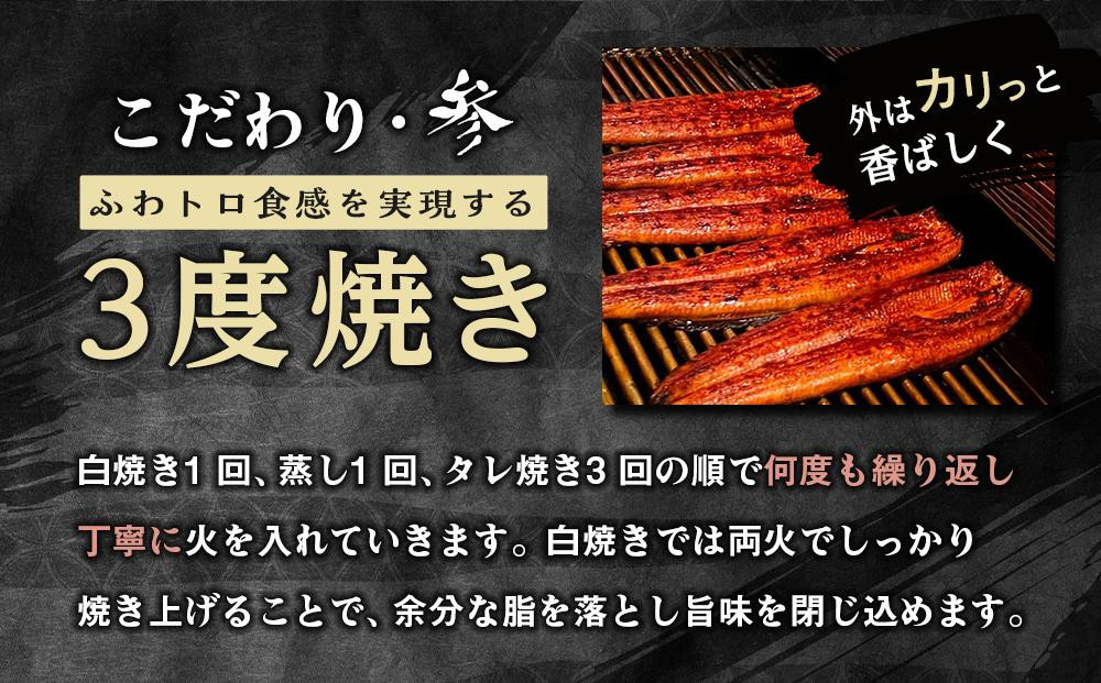 父の日までにお届け 【有田川町×湯浅町】うなぎ蒲焼2本＆角長特製蒲焼タレ1本セット