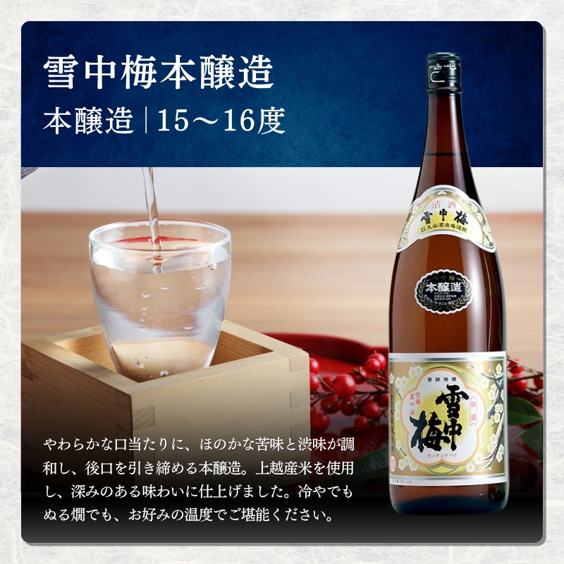 日本酒 上越地酒甘辛味わい 1.8L 6本 セット 酒 お酒 飲み比