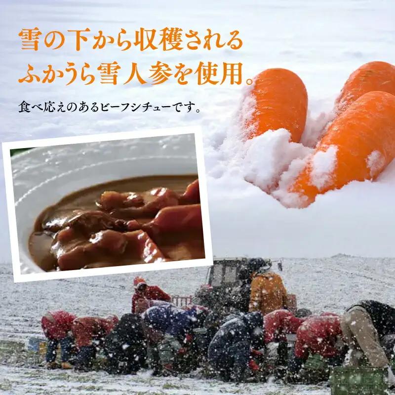 雪人参 ビーフシチュー 220g×3個  [fu-0001-001]