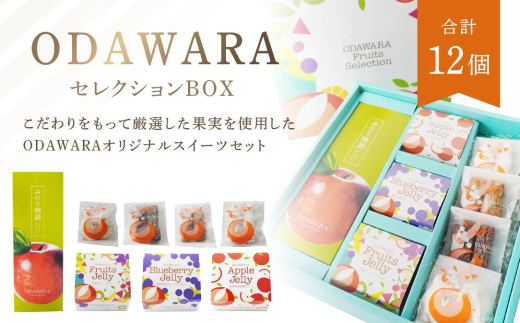 ODAWARAセレクションBOX ゼリー×3 ケーキ×5 焼き菓子 4種