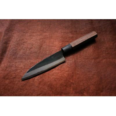 ふるさと納税 香美市 黒打ち小出刃包丁(135mm、両刃)