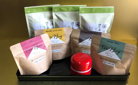 ティーバッグセット 佐京園 深蒸し新茶 玄米茶 ほうじ茶 ティーバッグセット【4種】