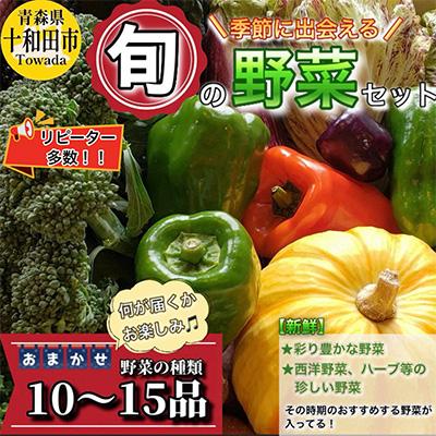 ふるさと納税 十和田市 《レビュー高評価商品》【青森県産】季節に出会える「旬」の野菜セット10〜15品