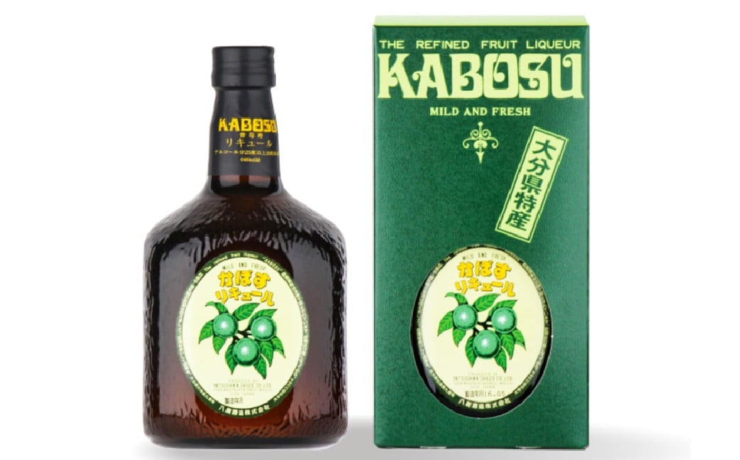 八鹿梅酒 720ml×1本（15度） ＆ かぼすリキュール 640ml×1本（25度） セット 計2本