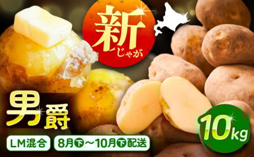 【先行予約】北海道産 じゃがいも 男爵 10kg（LM混合）《足寄町》【党崎農場】[BEAA006] ジャガイモ じゃがいも jagaimo 男爵 だんしゃく ダンシャク dannsyaku 食べ比べ 国産 野菜 ポテト 芋 イモ いも 肉じゃが カレー 煮物  ポテトサラダ シチュー 足寄町産 北海道産 道産 寒冷地 足寄町 北海道 10000 10000円 1万円